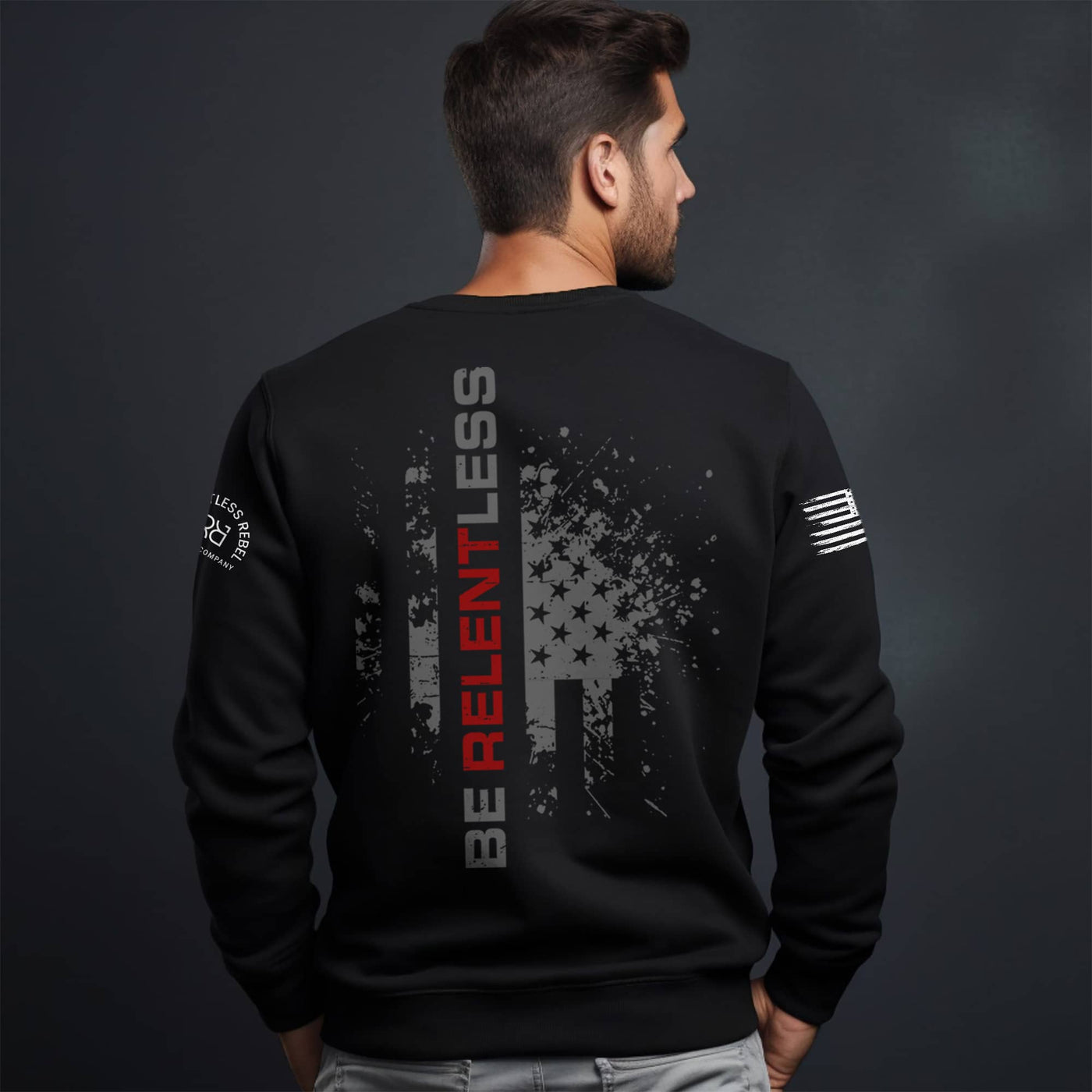 Be Relentless | Crew Neck Sweatshirt and Tee | Men's Bundle