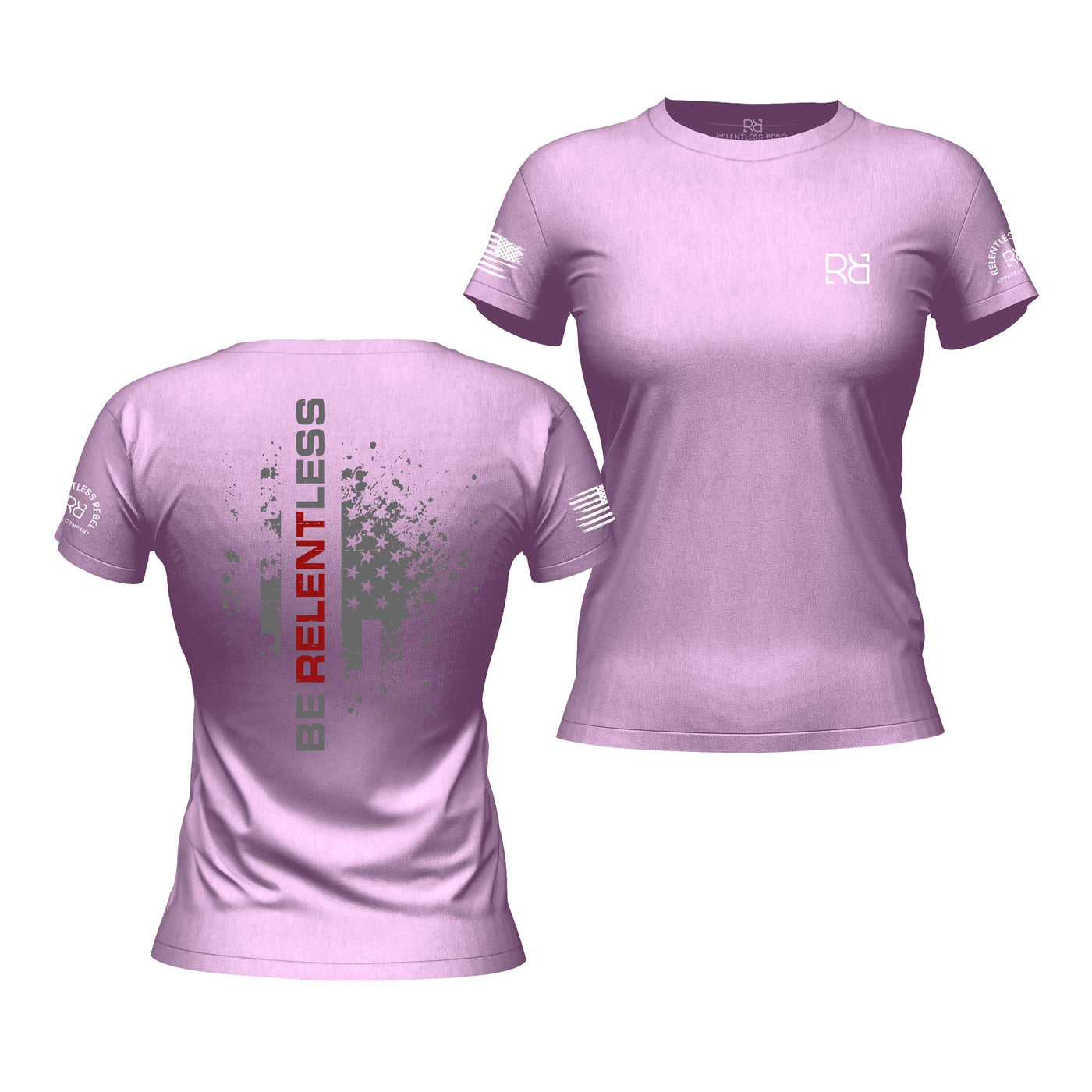 Prism Lilac Women's Be Relentless Back Design Tee