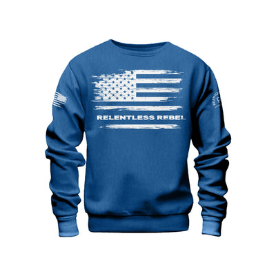 Relentless Rebel Flag | Front | Crew Neck Sweatshirt