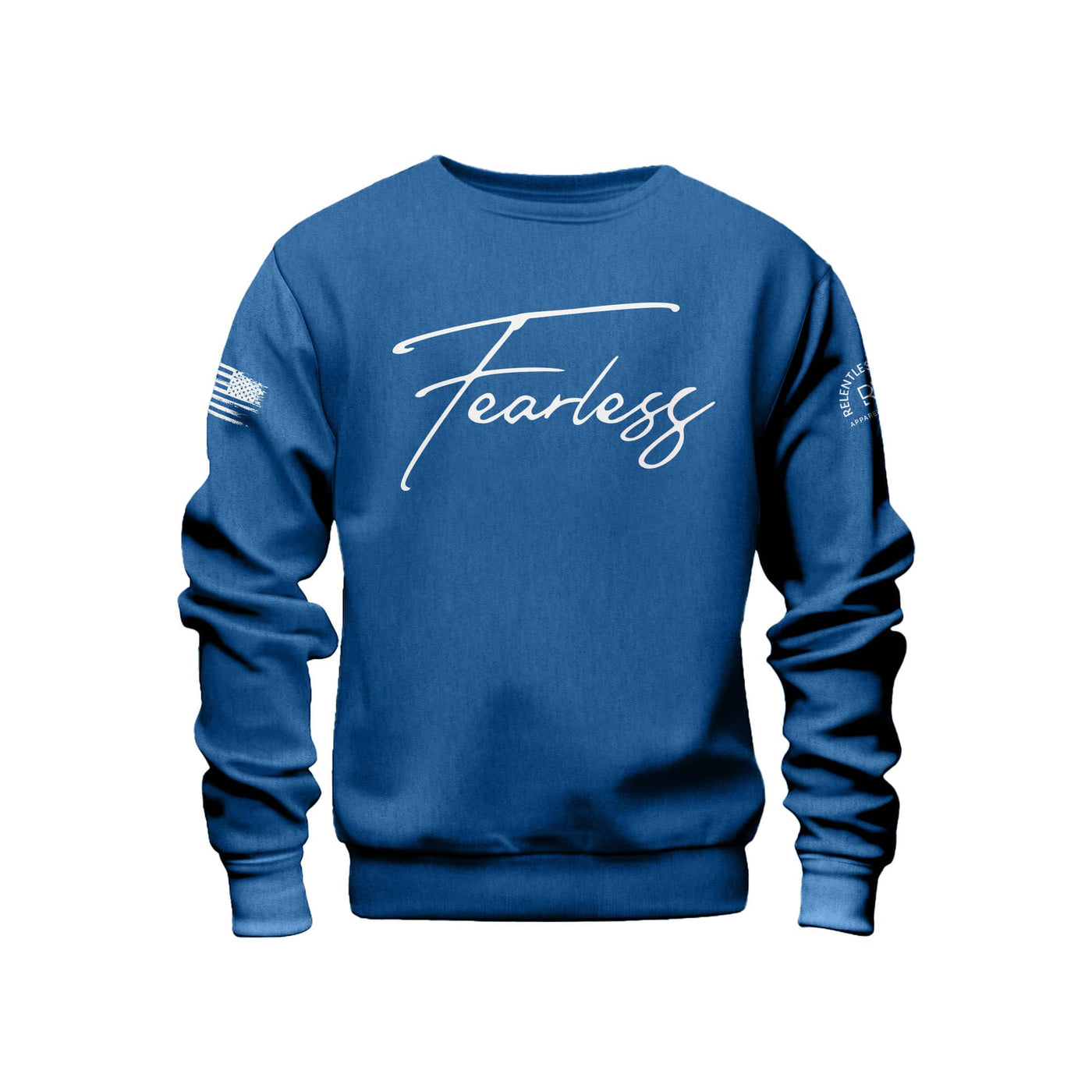 Royal Heather Fearless Front Design Sweatshirt