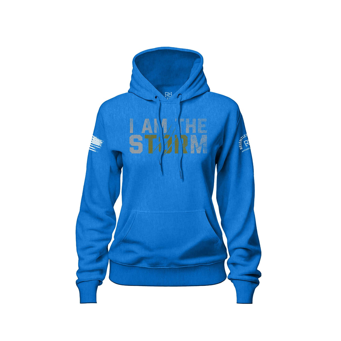 True Royal Women's I Am The Storm Front Design Hoodie
