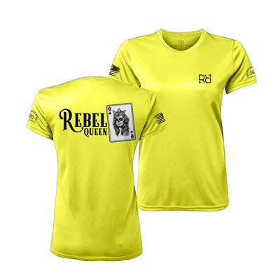 Safety Green Rebel Queen "Rebel Ace" Women's Dri Fit Tee