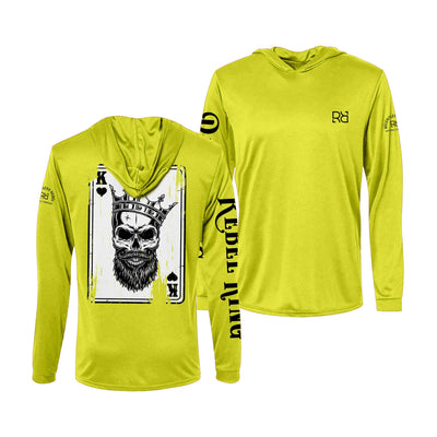 Safety Green Rebel King Rebel Ace Men's Long Sleeve Dry Fit