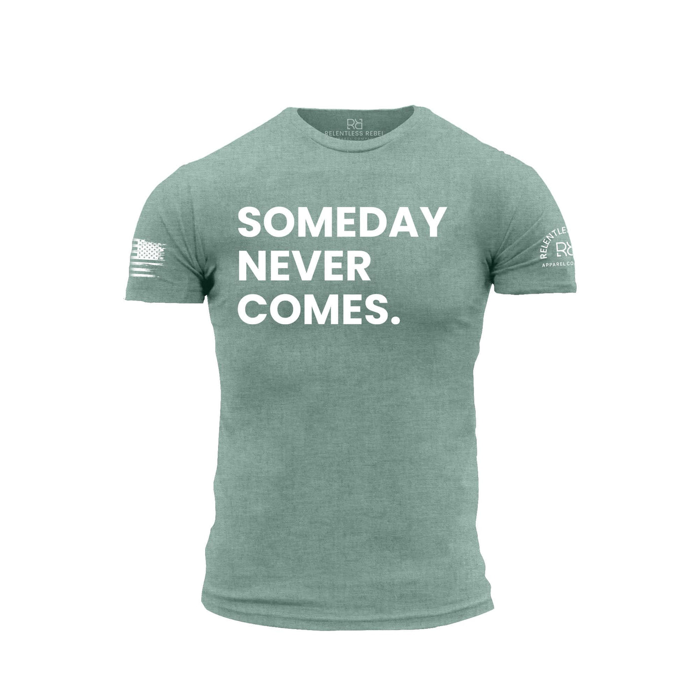 Heather Sage Someday Never Comes Men's Tee