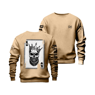 Rebel King | "Rebel Ace" | Sleeve | Crew Neck Sweatshirt