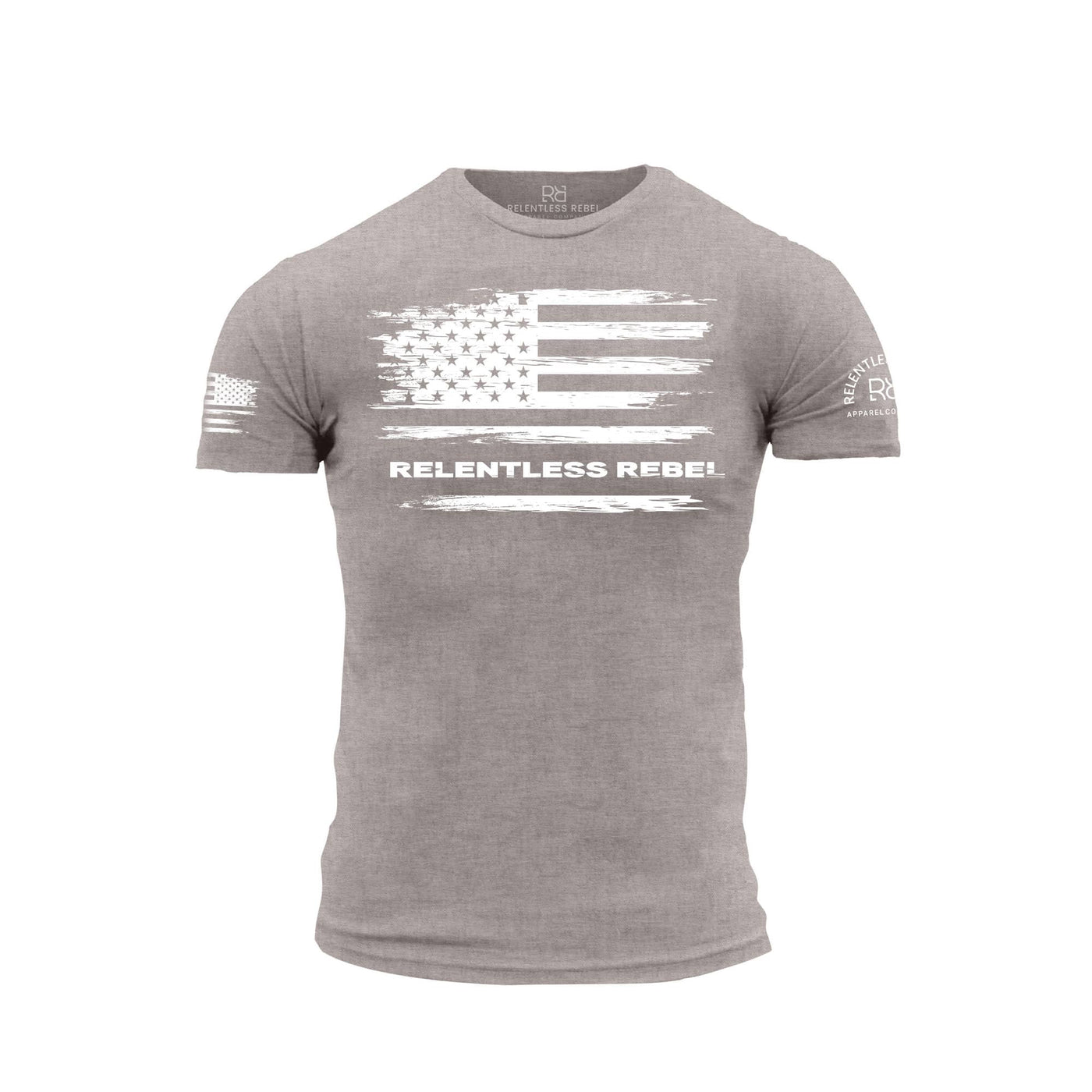 Heather Stone Relentless Rebel Flag Men's Tee