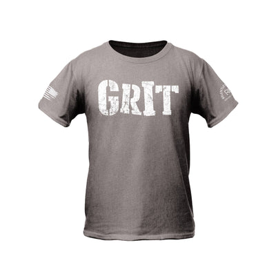 Heather Stone Youth Grit Front Design Tee