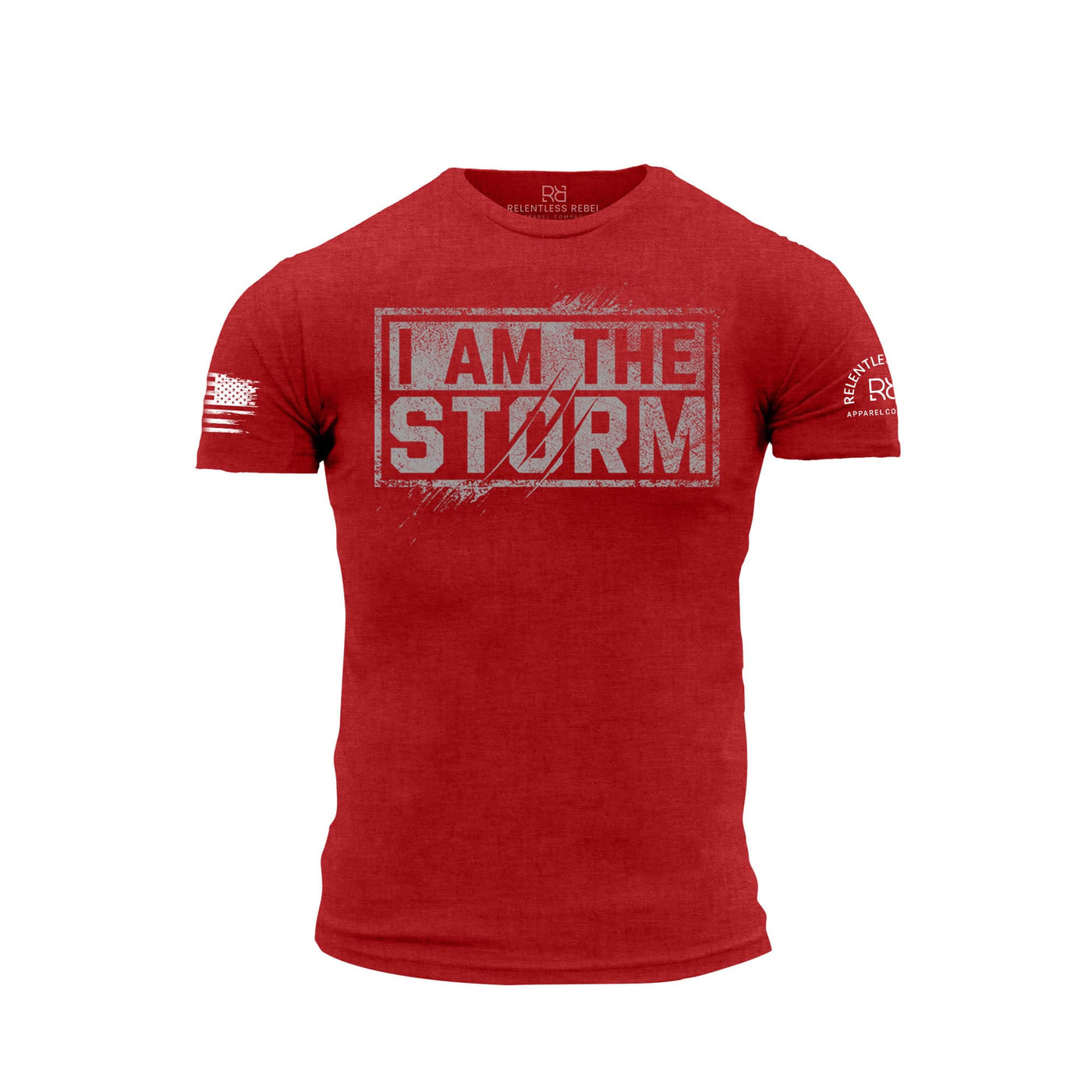 I Am The Storm | Rebel King "Rebel Ace" | Red Men's Tee Bundle