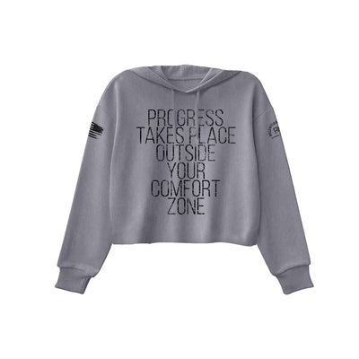 Storm Progress Takes Place Women's Cropped Hoodie