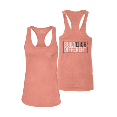 Built Different | Women's Racerback Tank Top