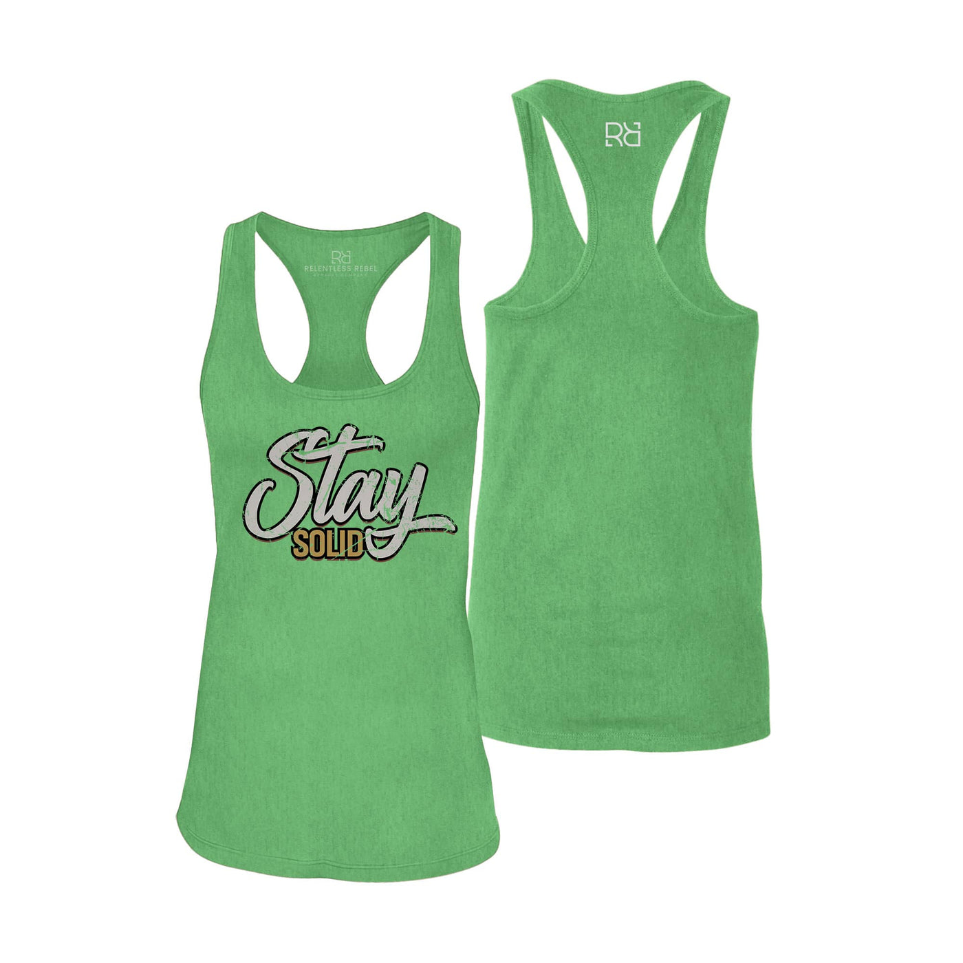 Stay Solid | Women's Racerback Tank Top