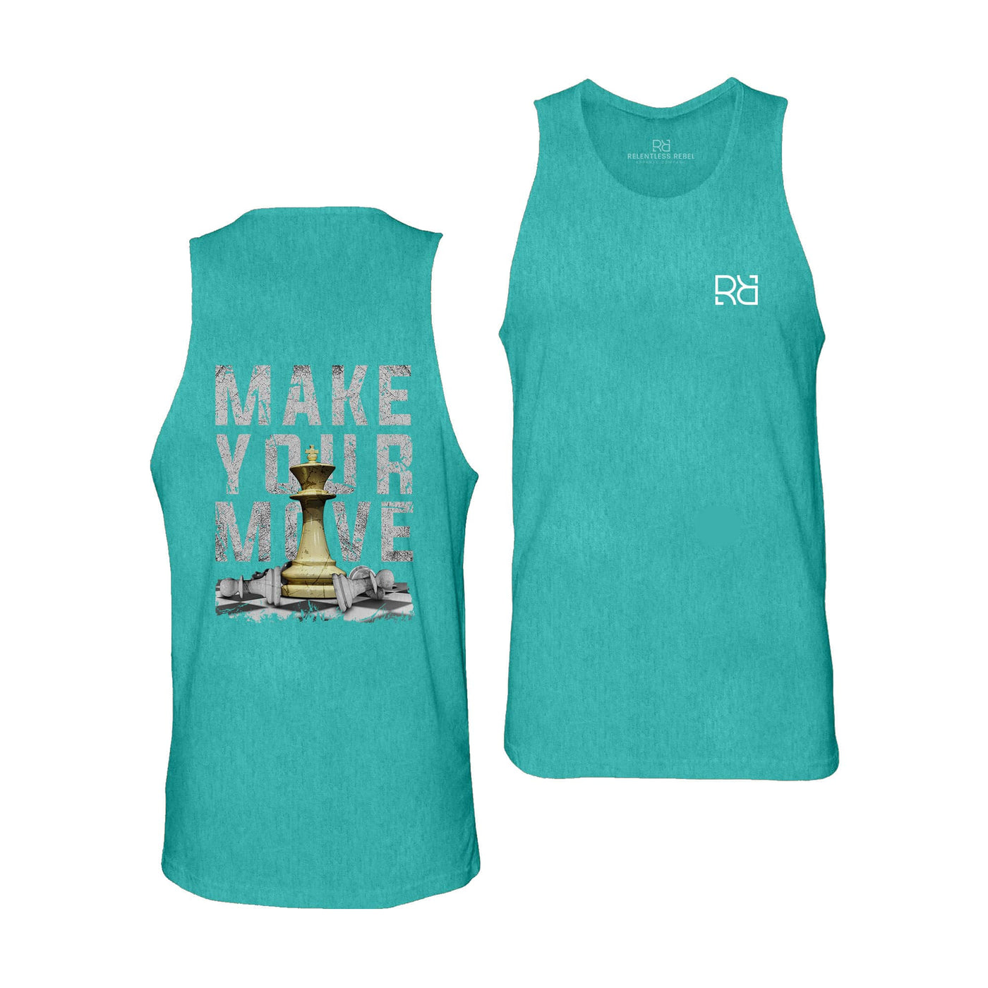 Teal Make Your Move Men's Tank Top