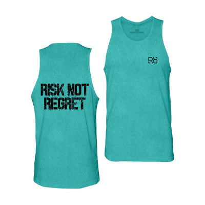 Teal Risk Not Regret Men's Tank Top