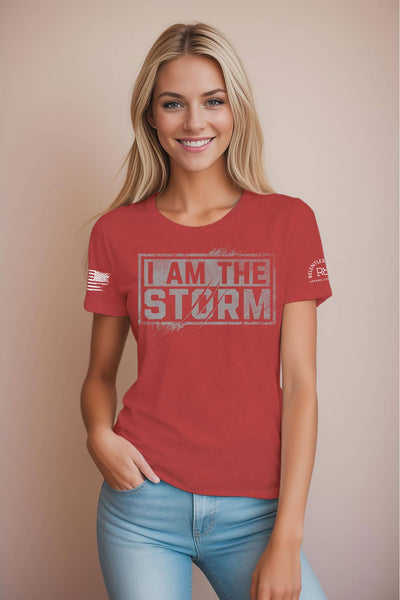 I Am the Storm® | Rebel Queen "Rebel Ace" | Red Women's Tee Bundle