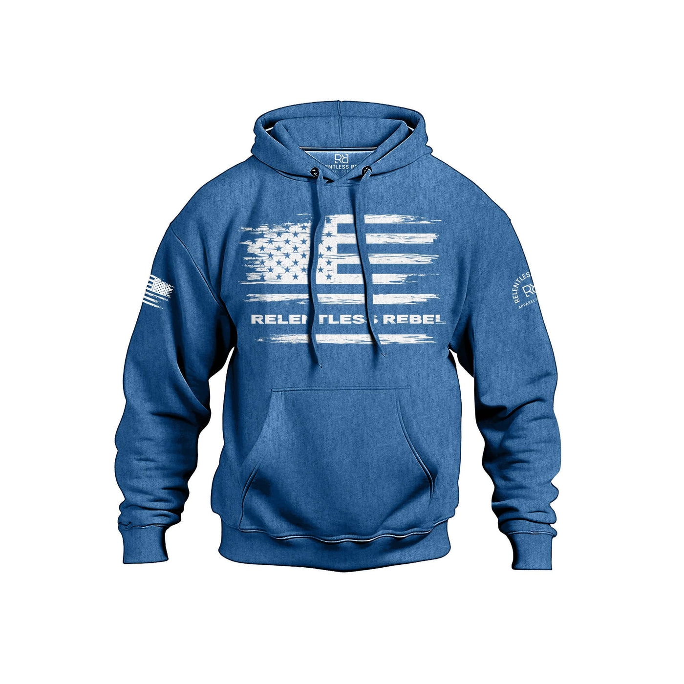 Relentless Rebel Flag | Front | Men's Hoodie