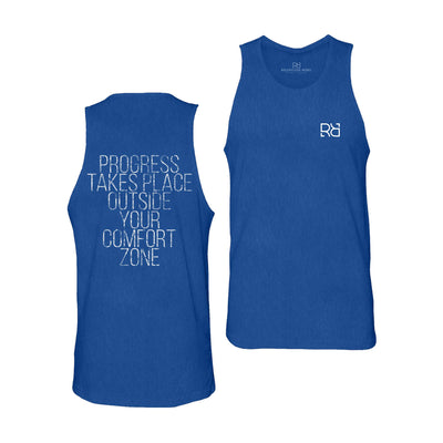 True Royal Progress Takes Place Outside Your Comfort Zone Men's Tank Top