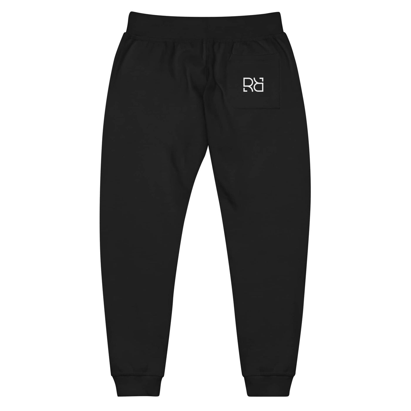 Solid Black Be Relentless Leg Design Joggers