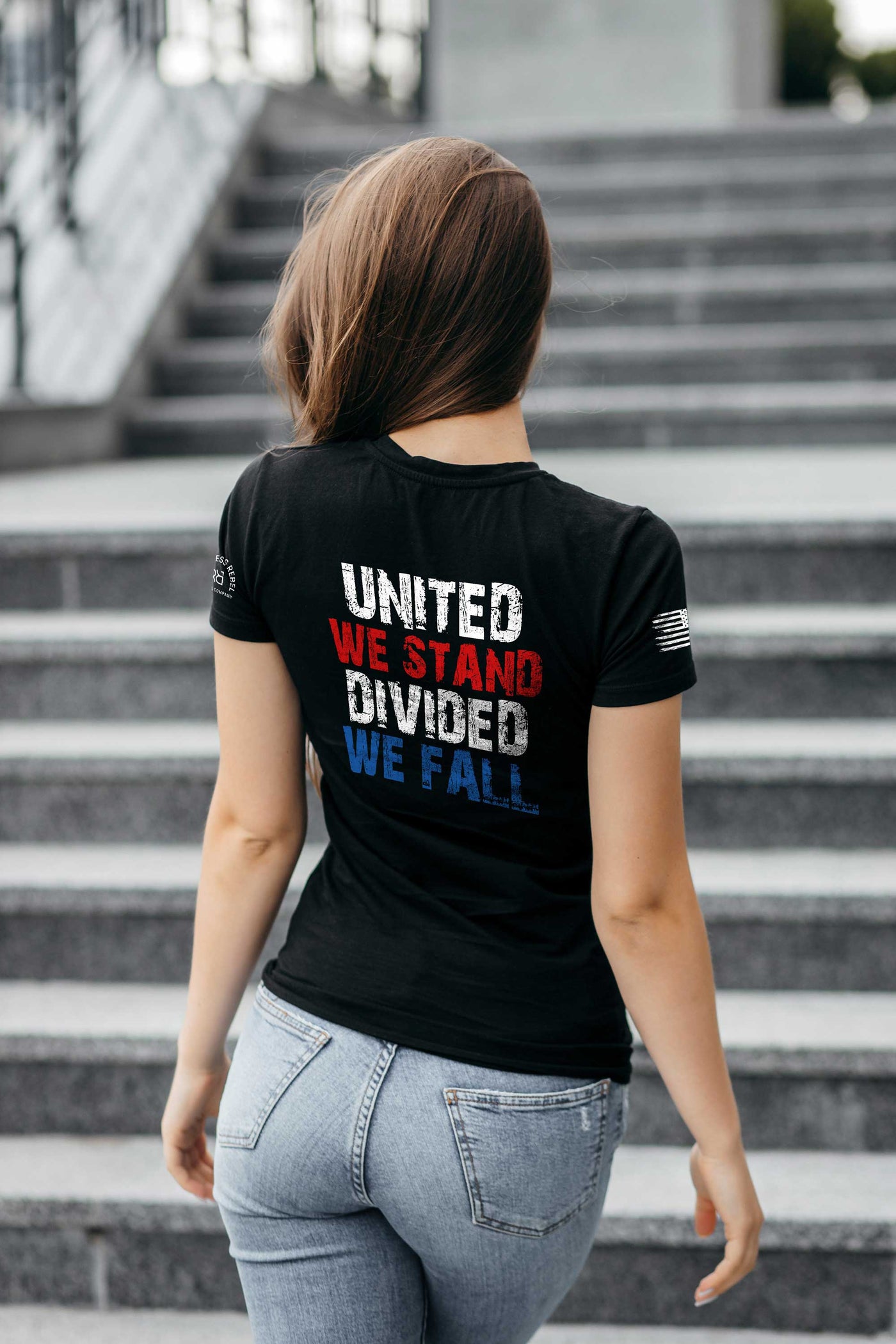 United We Stand Divided We Fall | Premium Women's Tee