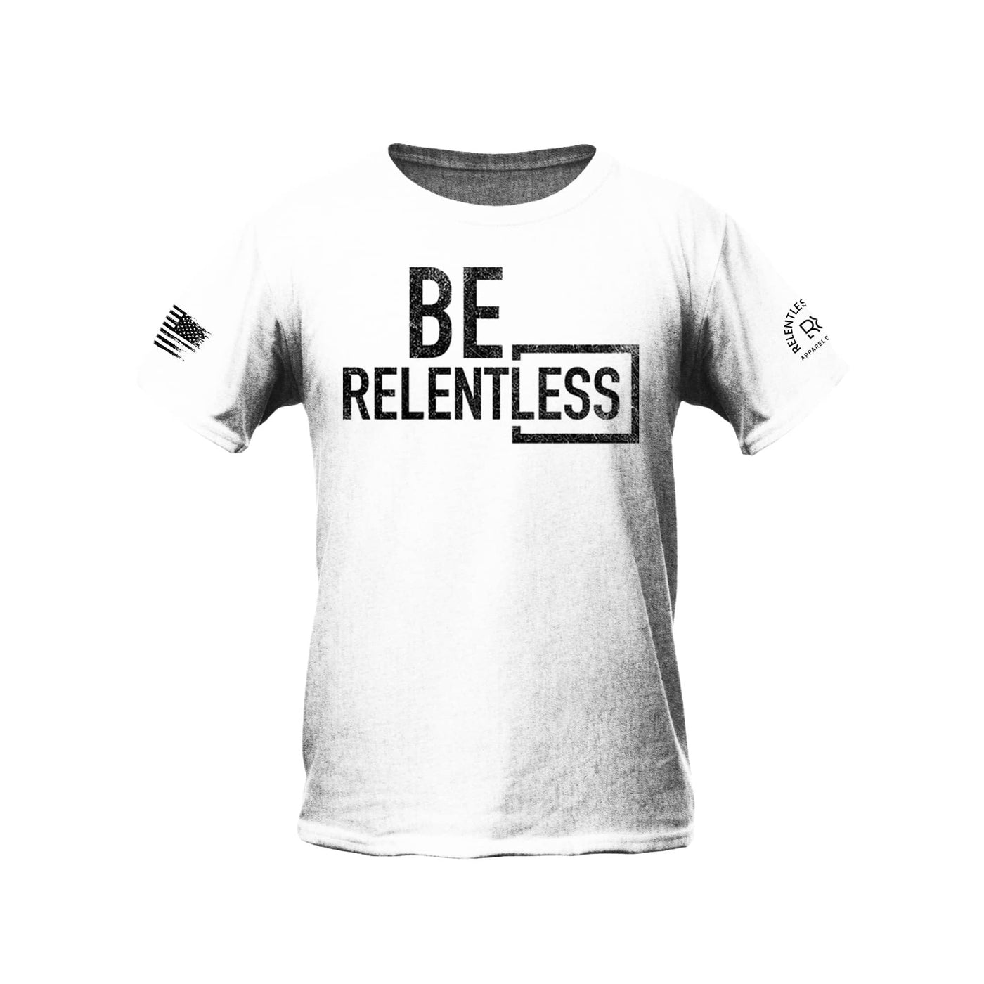 Relentless White Youth Be Relentless Front Design Tee