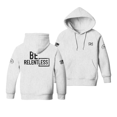 Relentless White Youth Be Relentless Back Design Hoodie