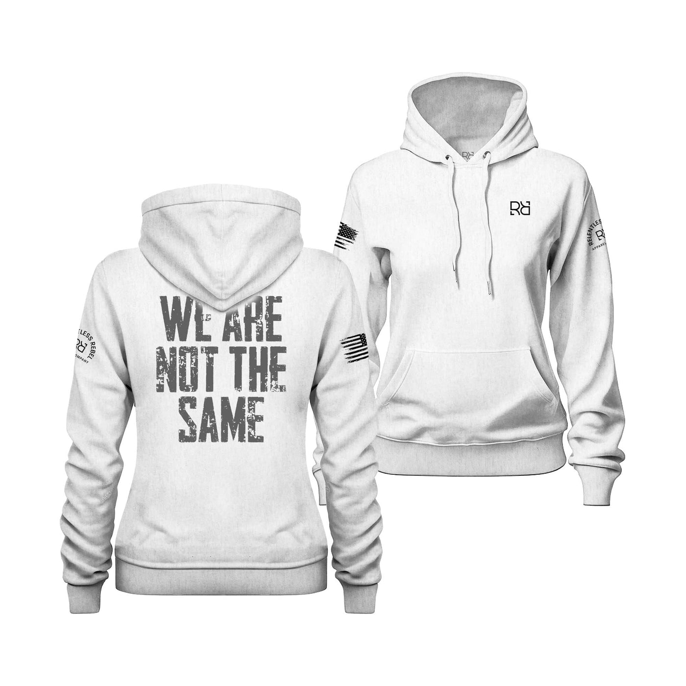 Just Don't Quit | We Are Not The Same | White Women's Hoodie Athlete Bundle