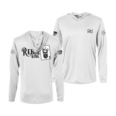 Rebel King | Men's Dry Fit Hooded Long Sleeve | UPF50