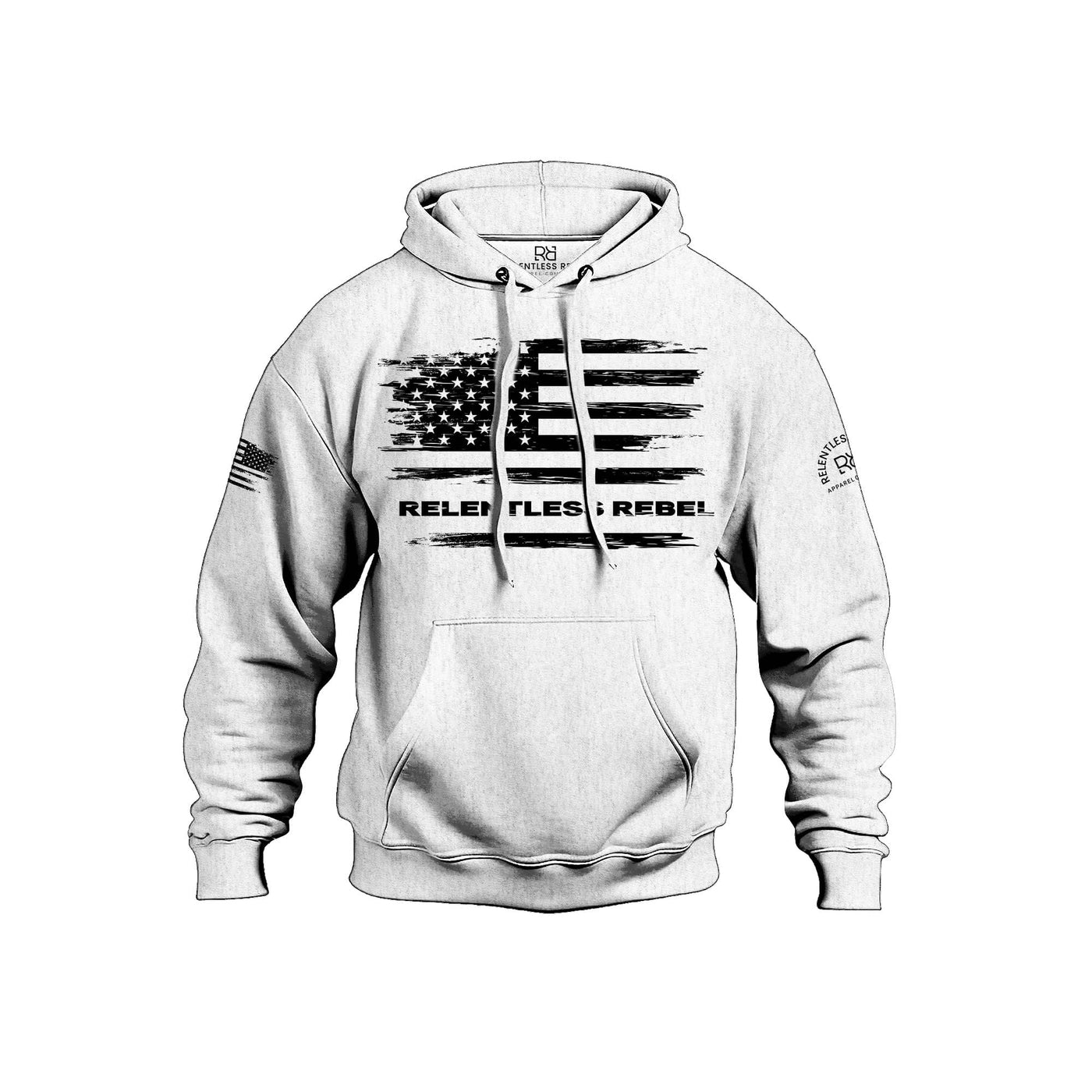 Relentless Rebel Flag | Front | Men's Hoodie