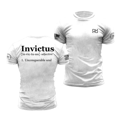 Relentless White Invictus Men's Tee