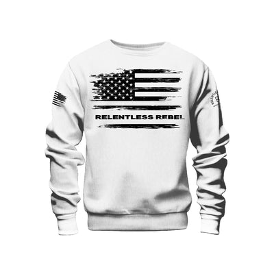 Relentless Rebel Flag | Front | Crew Neck Sweatshirt