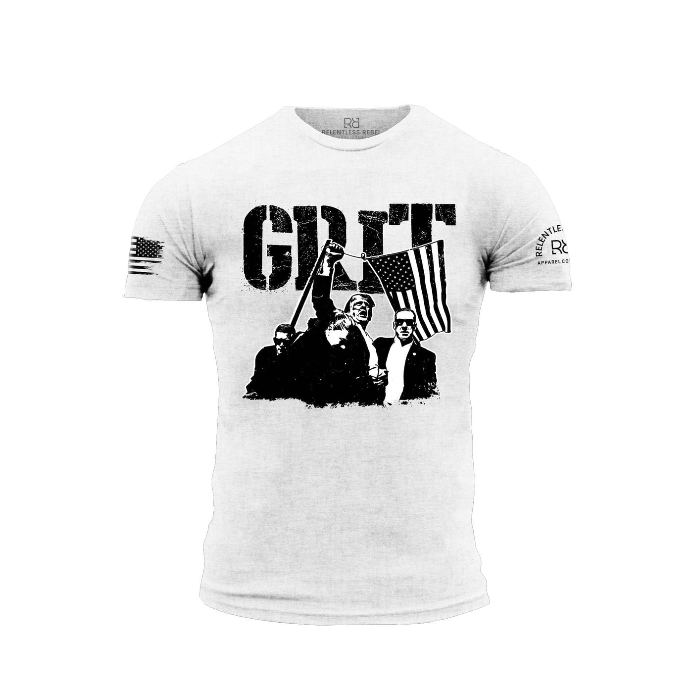 GRIT - DJT Historic Relentless White Men's Tee