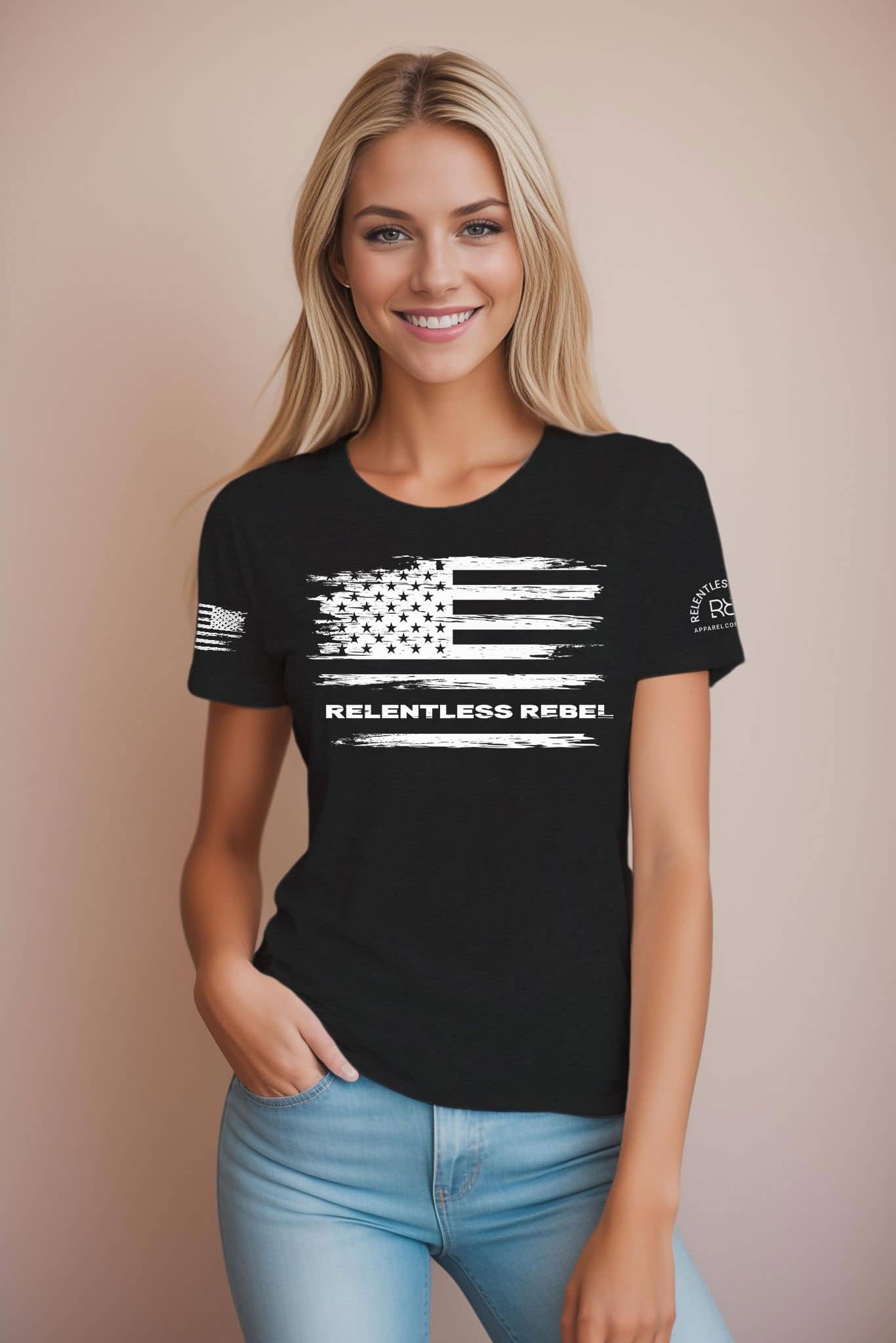 Relentless Rebel Flag| Front | Premium Women's Tee