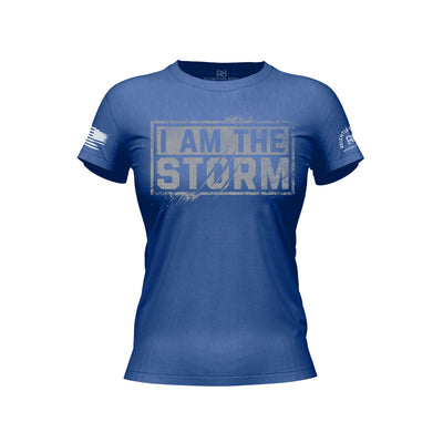 Rebel Blue Women's I Am The Storm Front Design Tee