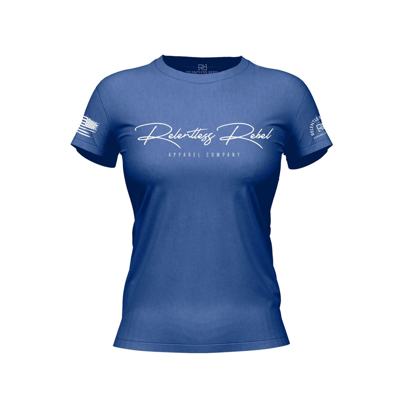 Relentless Rebel Apparel | Front | Heather Slate | Premium Women's Tee