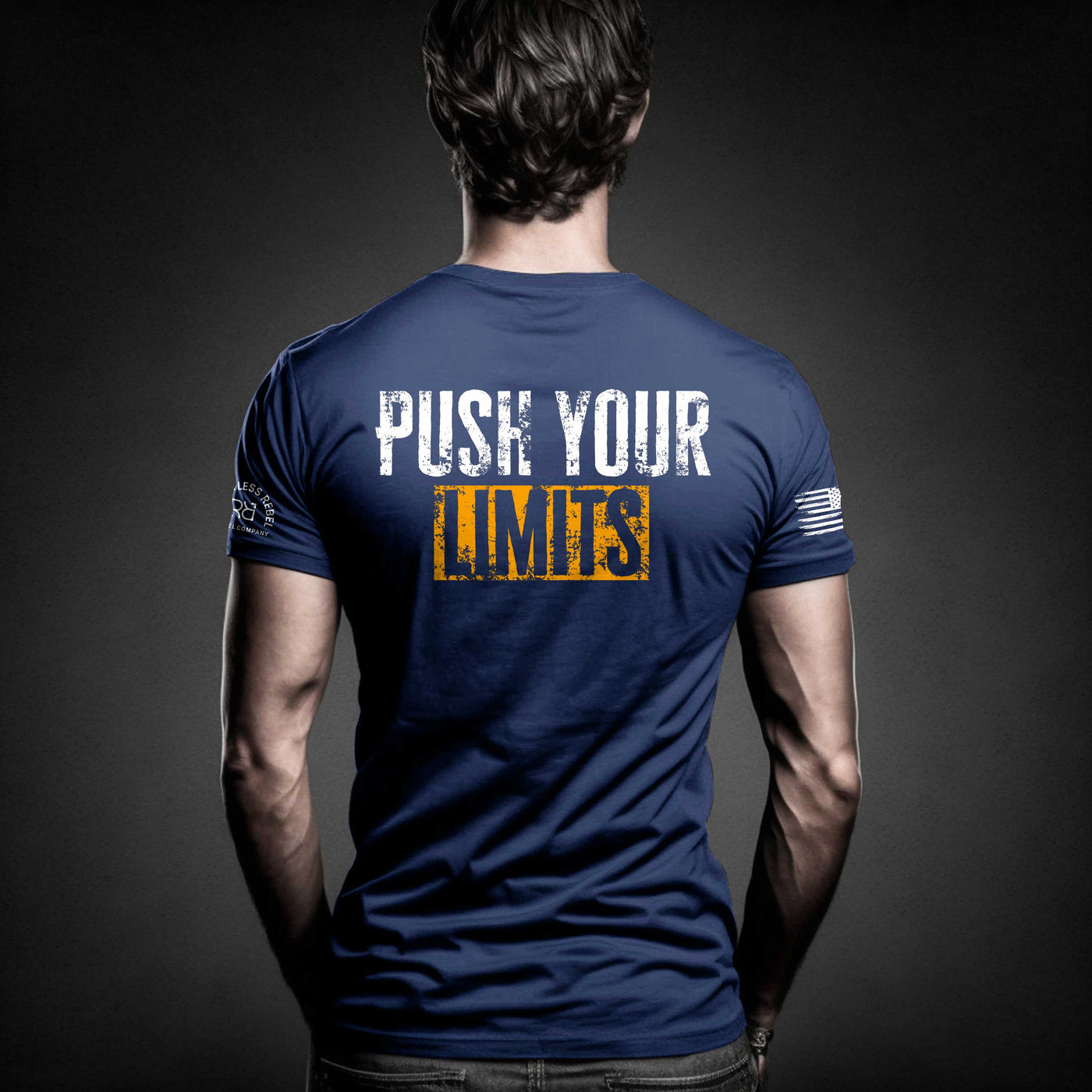 Push Your Limits | Blue | 2 | Premium Men's Tee