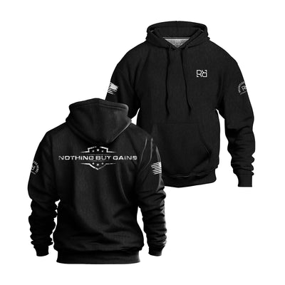 Nothing But Gains | Heavy Weight Men's Hoodie