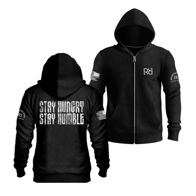 Stay Hungry Stay Humble | Men's Lightweight Zip Hoodie