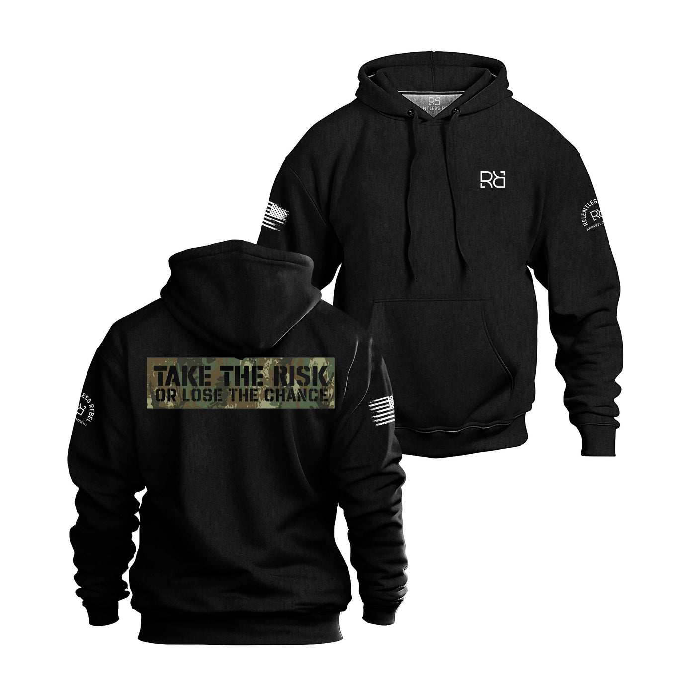 Take the Risk or Lose the Chance | Heavy Weight Men's Hoodie