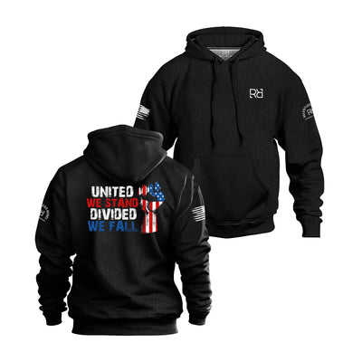 United We Stand Divided We Fall | Heavy Weight Men's Hoodie