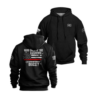 Who Lives If The Country Dies | Heavy Weight Men's Hoodie
