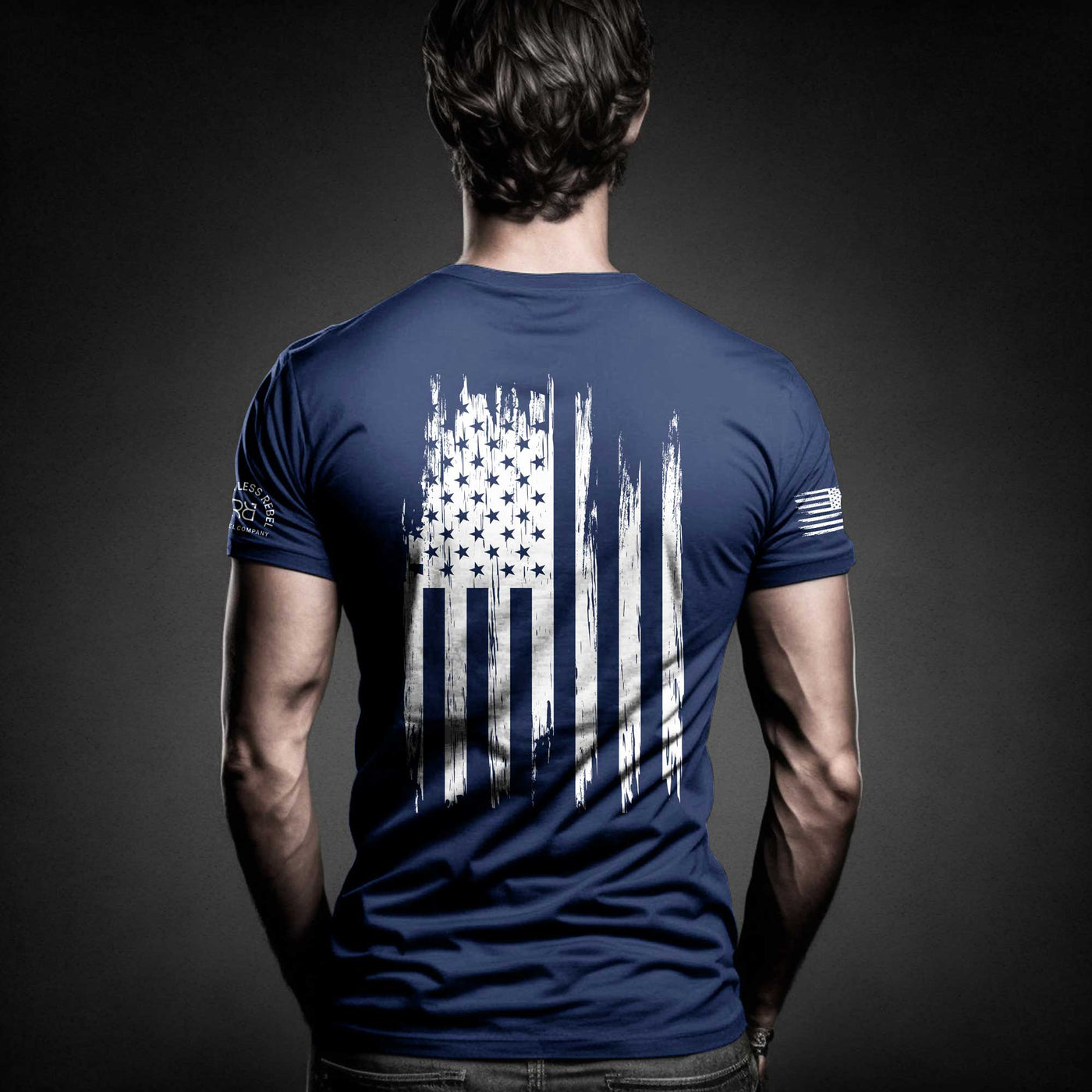 Rebel Patriot Flag | W | Vertical | Premium Men's Tee
