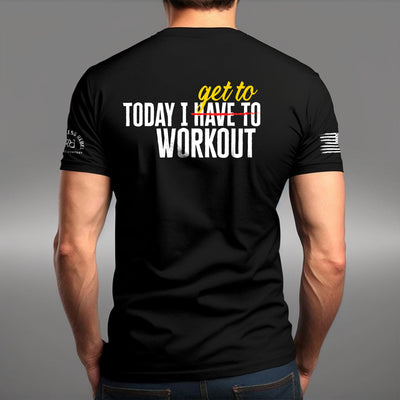 Today I Get To Work Out | Premium Men's Tee