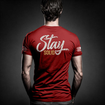 Stay Solid | Red | Premium Men's Tee