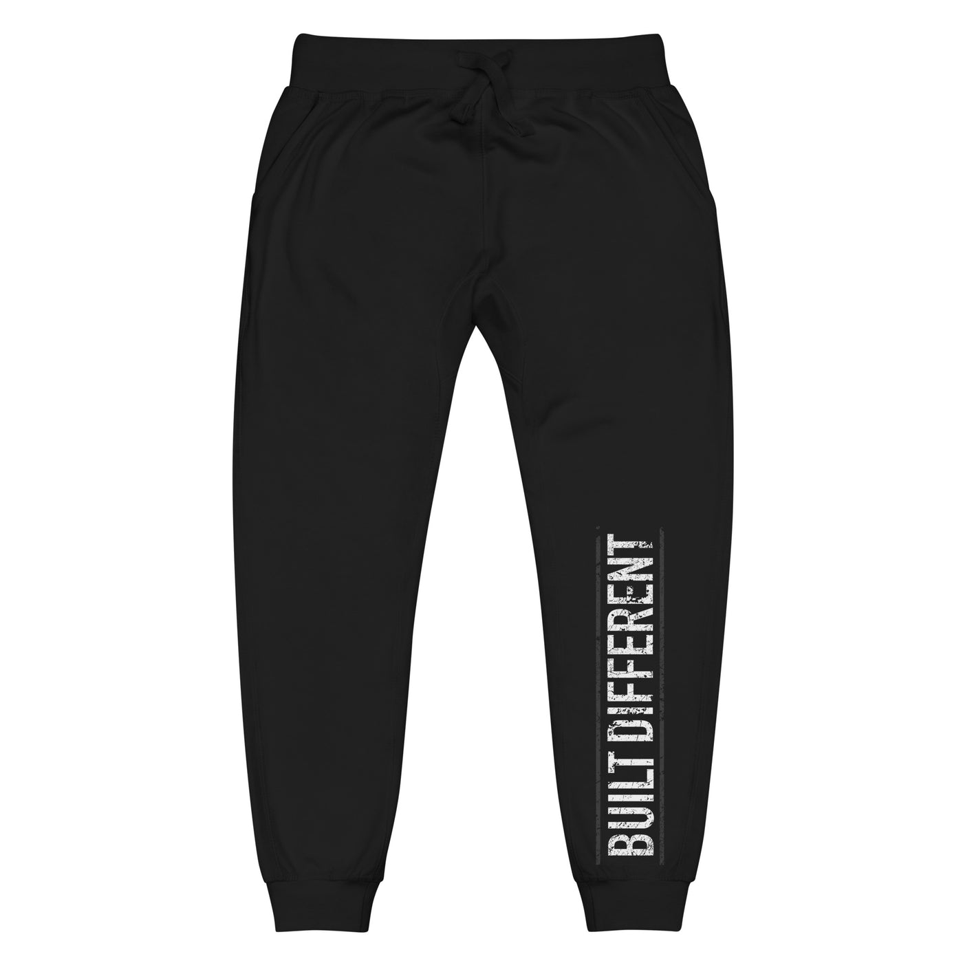 Built Different White Leg Design Unisex Joggers